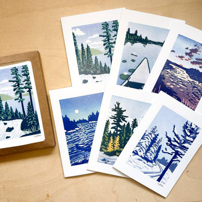 Backcountry Notecards Box Set by Nan Onkka available at American Swedish Institute.