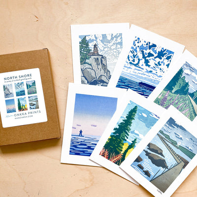 North Shore Notecards Box Set by Nan Onkka available at American Swedish Institute.