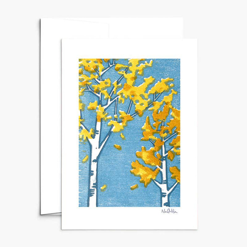 Season Of Change Greeting Card by Nan Onkka available at American Swedish Institute.