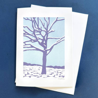 Winter Stillness Greeting Card by Nan Onkka available at American Swedish Institute.