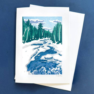 River Rhythm Greeting Card by Nan Onkka available at American Swedish Institute.