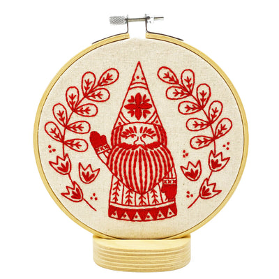 Nordic Gnome Embroidery Kit available at American Swedish Institute.