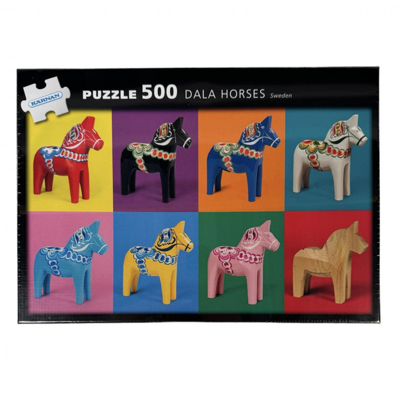 Dala Horses Puzzle available at American Swedish Institute.