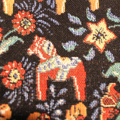 Leksand Dala Horse Jacquard Tote available at American Swedish Institute.