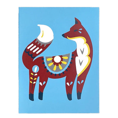 All Things Dala Notecard Set - Cindy Lindgren available at American Swedish Institute.