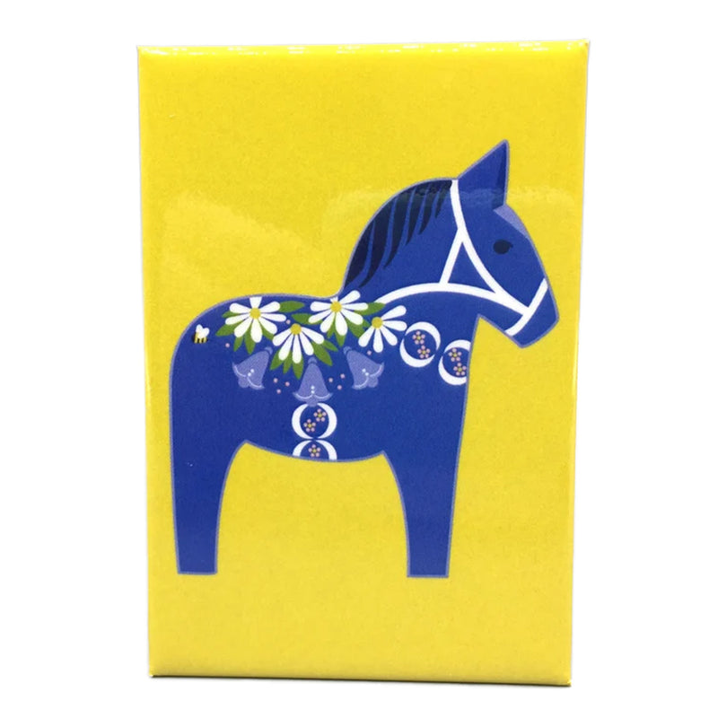 Daisy Dala Magnet by Cindy Lindgren available at American Swedish Institute.