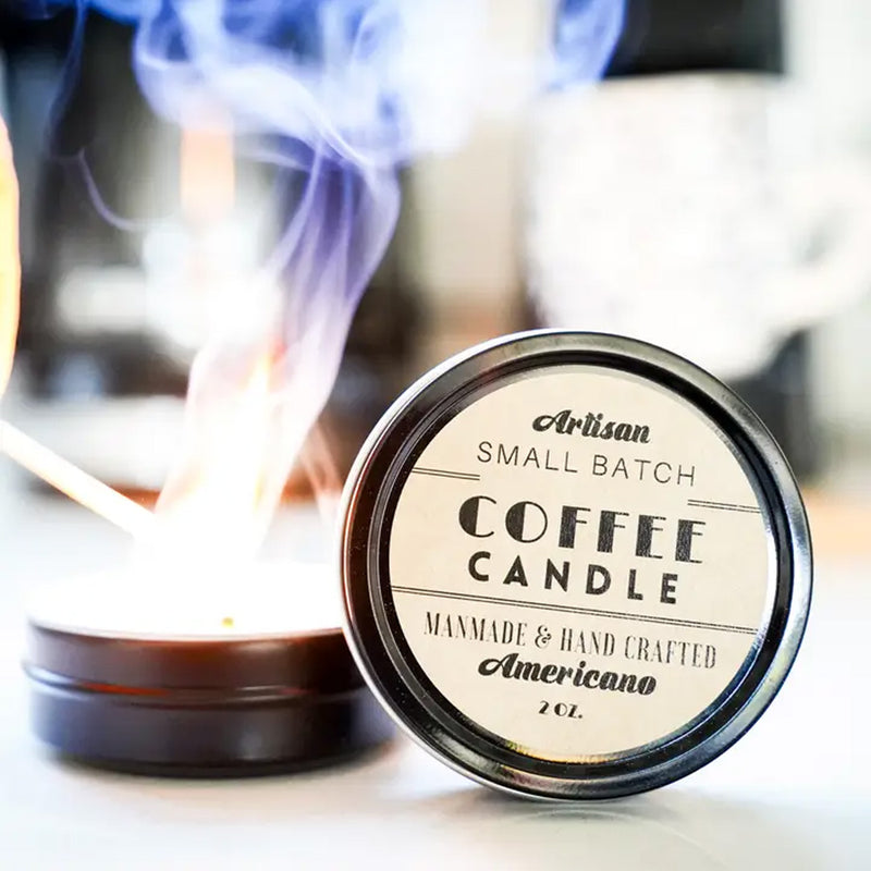 Coffee Candle Travel Tin available at American Swedish Institute.