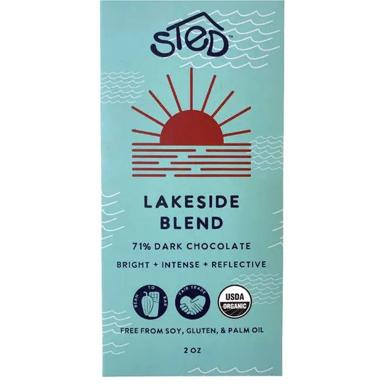 Sted Mini Lakeside Blend Chocolate Bar available at American Swedish Institute.