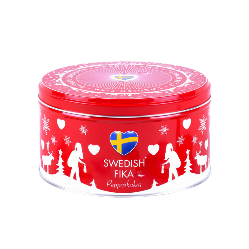 Swedish Fika Pepparkakor Gingerbread Cookie Tin available at American Swedish Institute.