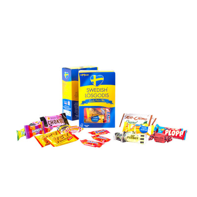 Swedish Lösgodis ("loose candy") Mix Box available at American Swedish Institute.