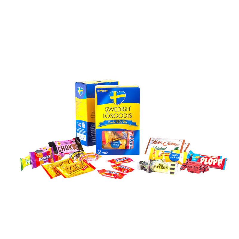 Swedish Lösgodis ("loose candy") Mix Box available at American Swedish Institute.