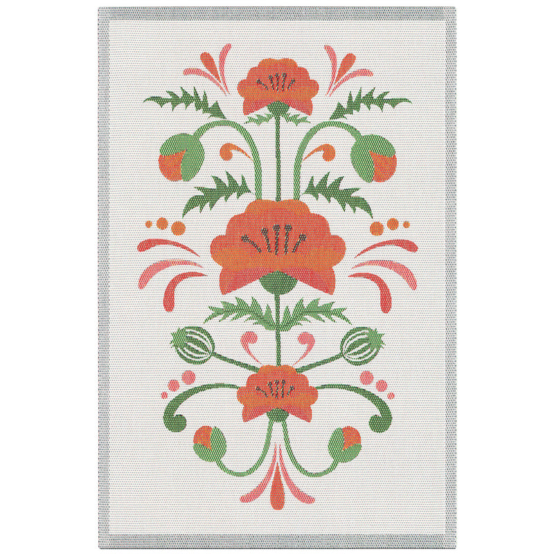 Vallmo (Poppy) Tea Towel by Ekelund available at American Swedish Institute.