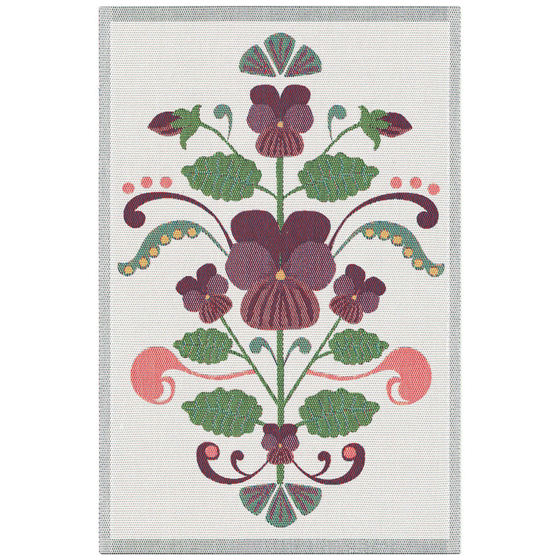 Viol (Violet) Tea Towel by Ekelund available at American Swedish Institute.