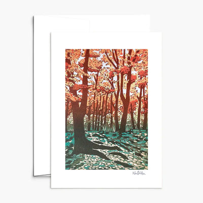 Nan Onkka Maple Glow Notecard available at American Swedish Institute.