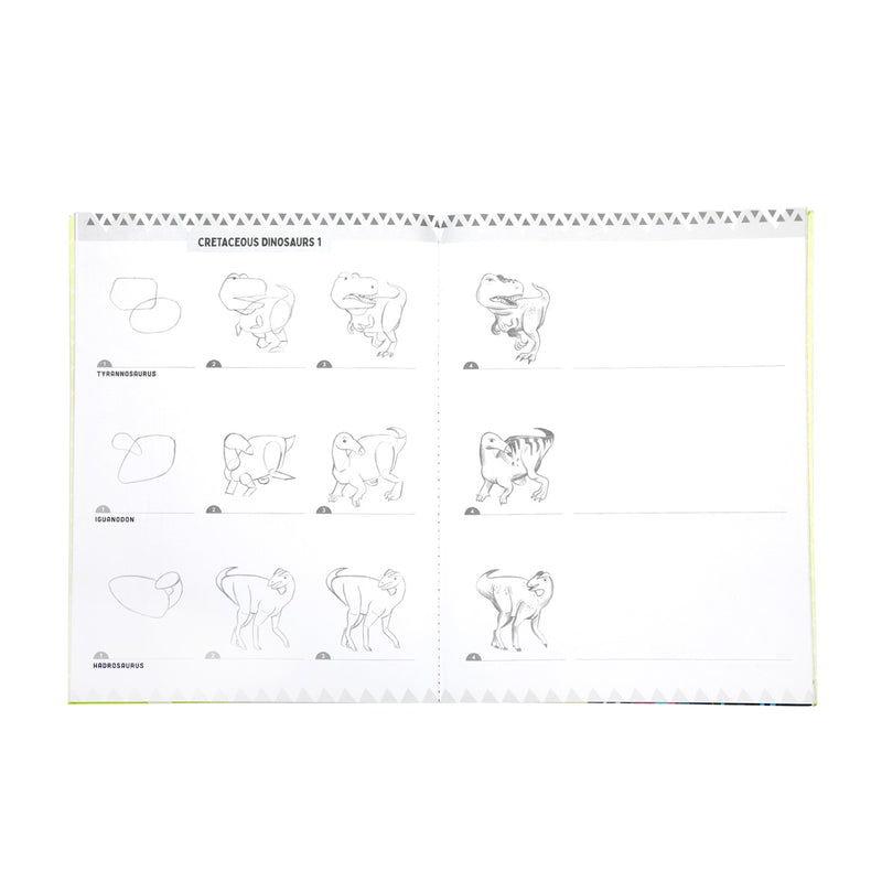 Learn To Draw Dinosaurs with Stickers available at American Swedish Institute.
