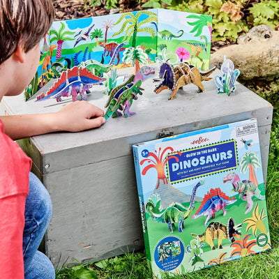 Dino 3D Glow in the Dark Building Set available at American Swedish Institute.