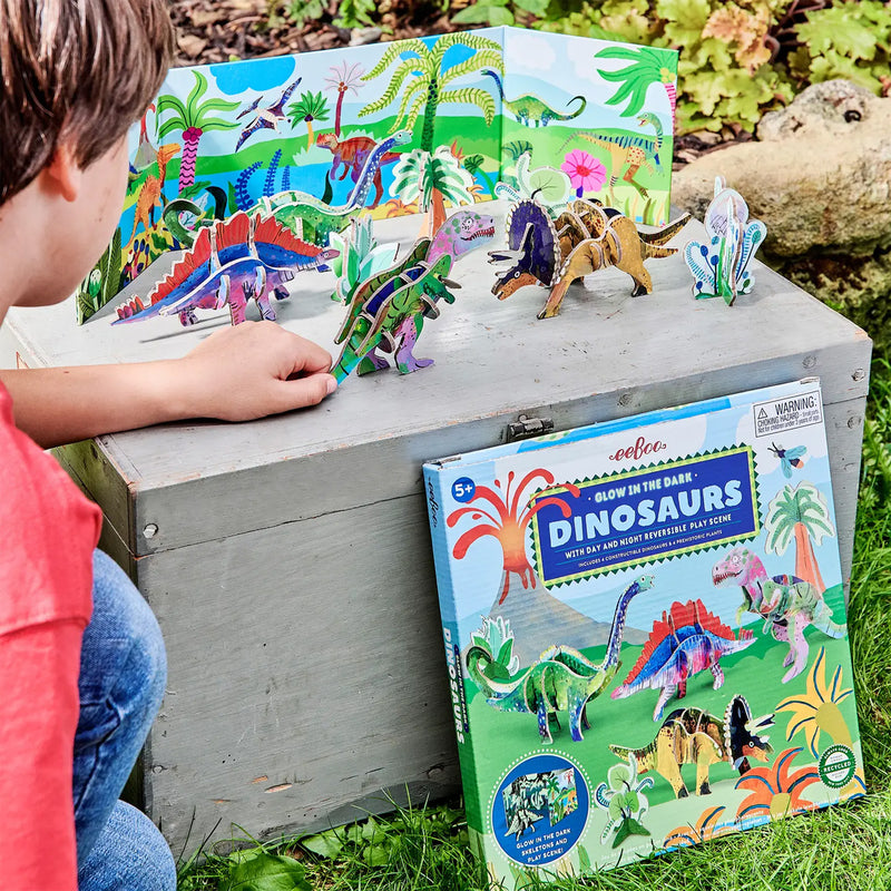Dino 3D Glow in the Dark Building Set available at American Swedish Institute.