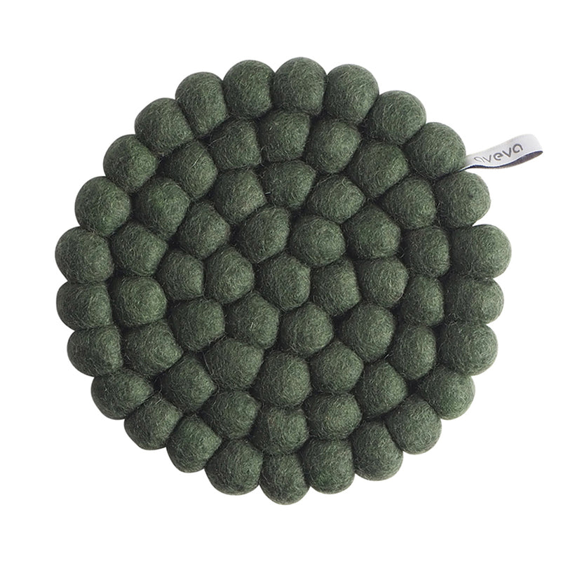 Aveva Round Wool Trivet available at American Swedish Institute.