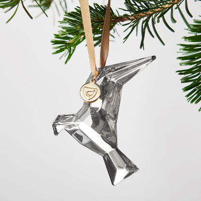 2024 Annual Orrefors Ornament - Homage Dove available at American Swedish Institute.