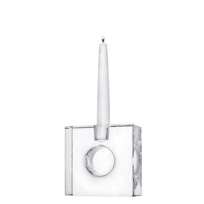 Torg Square Candle Holder - Orrefors available at American Swedish Institute.