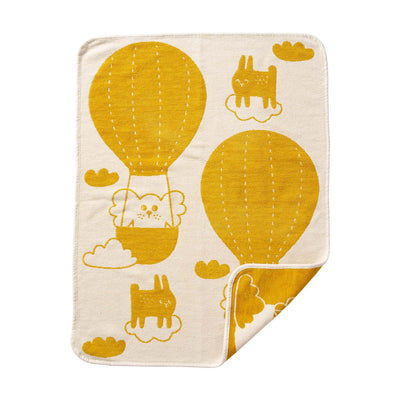 Klippan Yellow Balloon Baby Blanket available at American Swedish Institute.