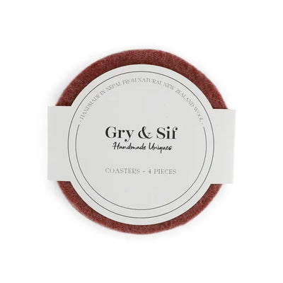 Felt Coaster Set by Én Gry & Sif available at American Swedish Institute.