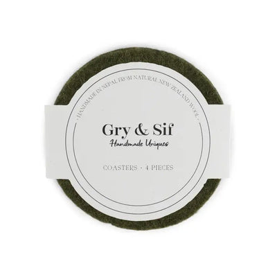 Felt Coaster Set by Én Gry & Sif available at American Swedish Institute.