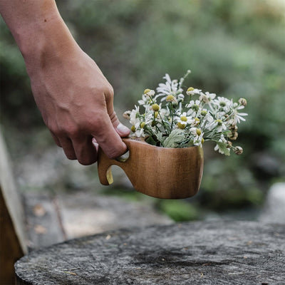 Kuksa 4 oz. Wooden Cup available at American Swedish Institute.