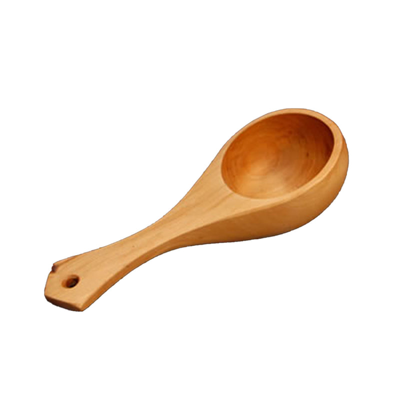 Alder Wood Sauce Ladle available at American Swedish Institute.