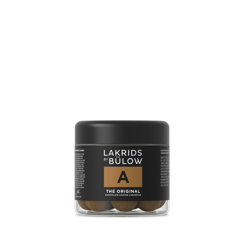 Lakrids A Original Chocolate Covered Liquorice available at American Swedish Institute.