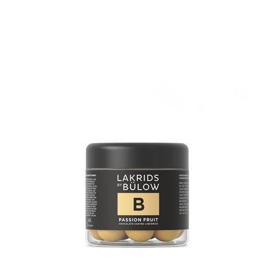 Lakrids B Passion Fruit Chocolate Covered Liquorice available at American Swedish Institute.