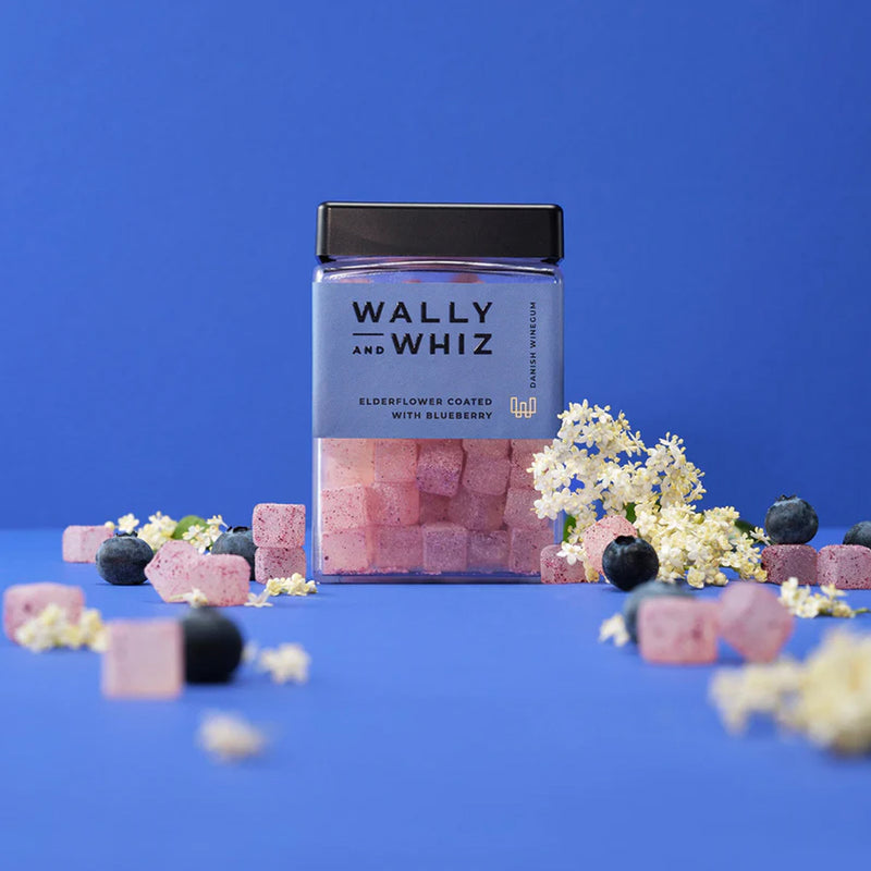 Wally & Whiz Elderflower Blueberry Gummies available at American Swedish Institute.