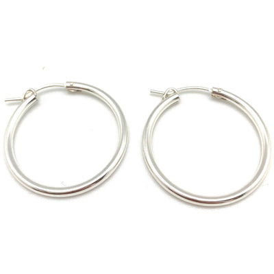 Nina Hoop Earrings by in2 design available at American Swedish Institute.