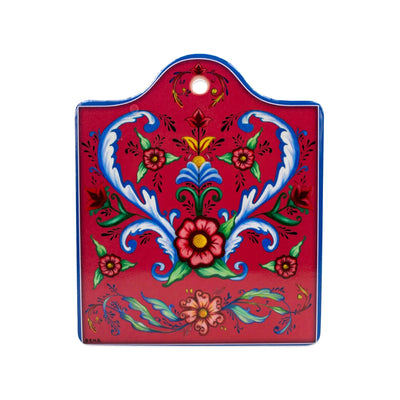 Rosemaling Decorative Cheeseboard available at American Swedish Institute.