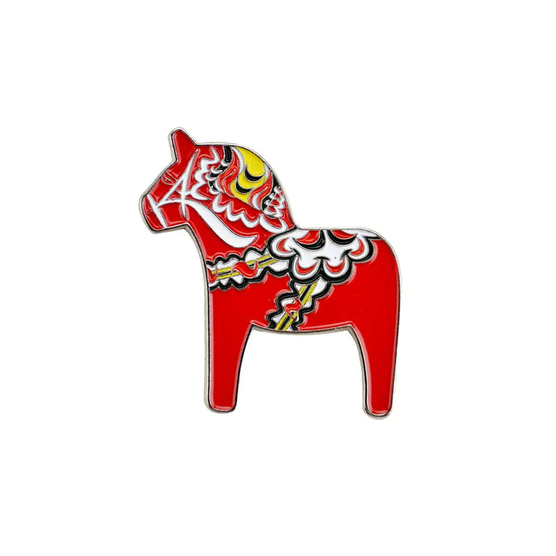 Dala Horse Pin available at American Swedish Institute.