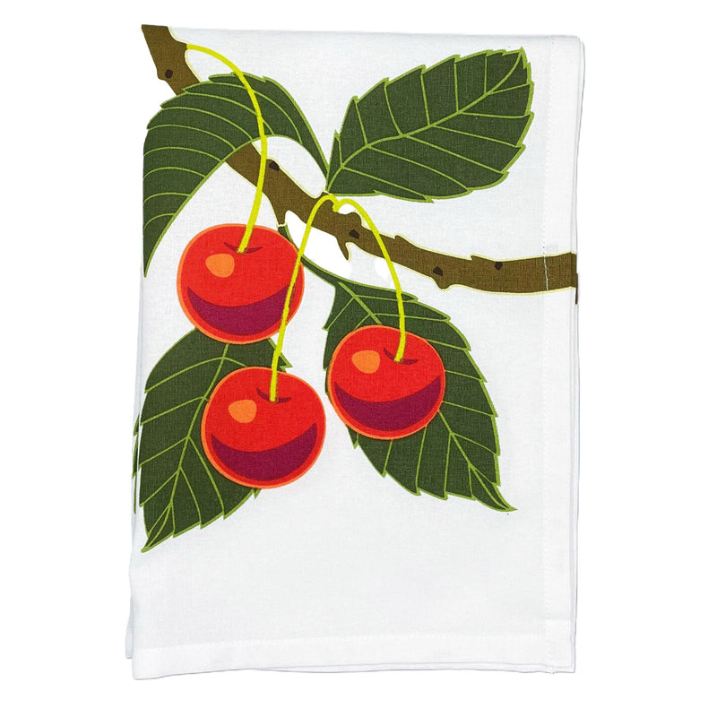 Cherry Trio Tea Towel by Cindy Lindgren available at American Swedish Institute.