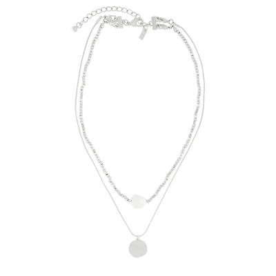 Audrey Custom Silver Plated Necklace Set - Dansk Copenhagen available at American Swedish Institute.