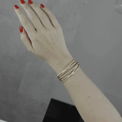 Tara Wrap It Cuff Bracelet - Dansk Copenhagen available at American Swedish Institute.