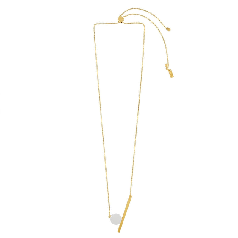 Vanity Geometric Necklace by Dansk Copenhagen available at American Swedish Institute.