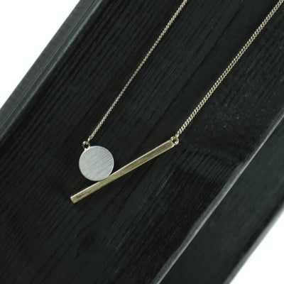 Vanity Geometric Necklace by Dansk Copenhagen available at American Swedish Institute.