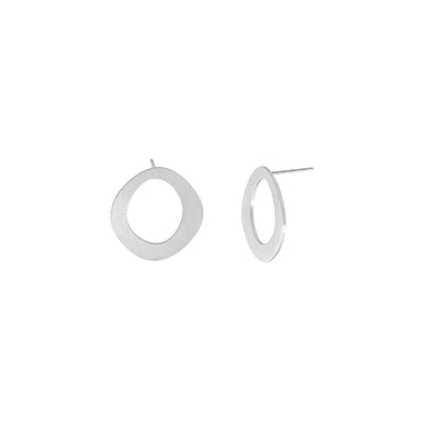 Alaya Organic Circle Earrings by Dansk Copenhagen available at American Swedish Institute.