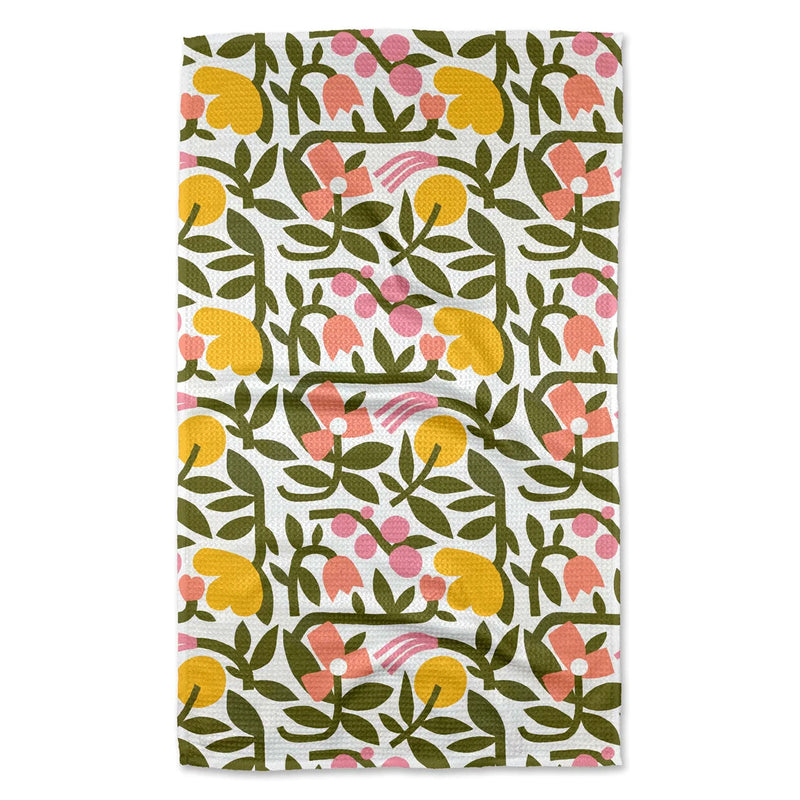 Fresh Vines Tea Towel by Geometry available at American Swedish Institute.