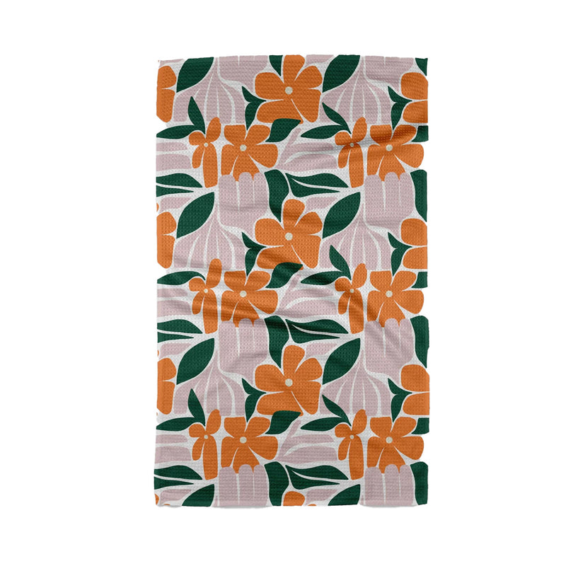 Modern Floral Tea Towel by Geometry available at American Swedish Institute.