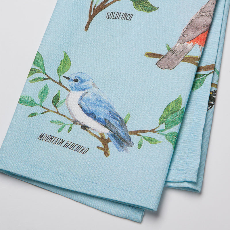 Birdsong Cotton Tea Towel available at American Swedish Institute.