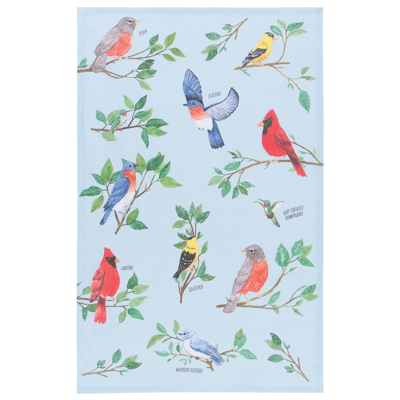 Birdsong Cotton Tea Towel available at American Swedish Institute.