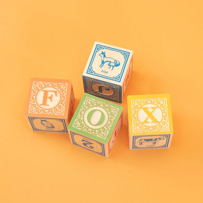 ABC Classic Wood Blocks available at American Swedish Institute.