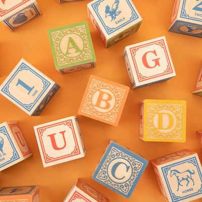 ABC Classic Wood Blocks available at American Swedish Institute.