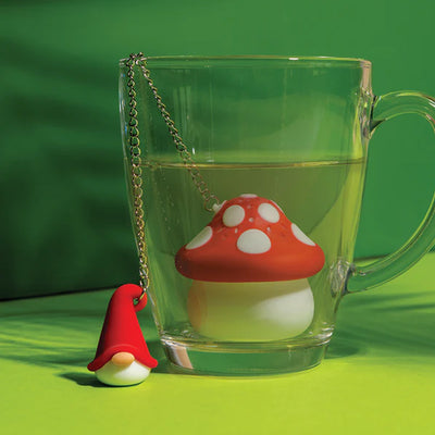 Gnome and Mushroom Tea Infuser available at American Swedish Institute.