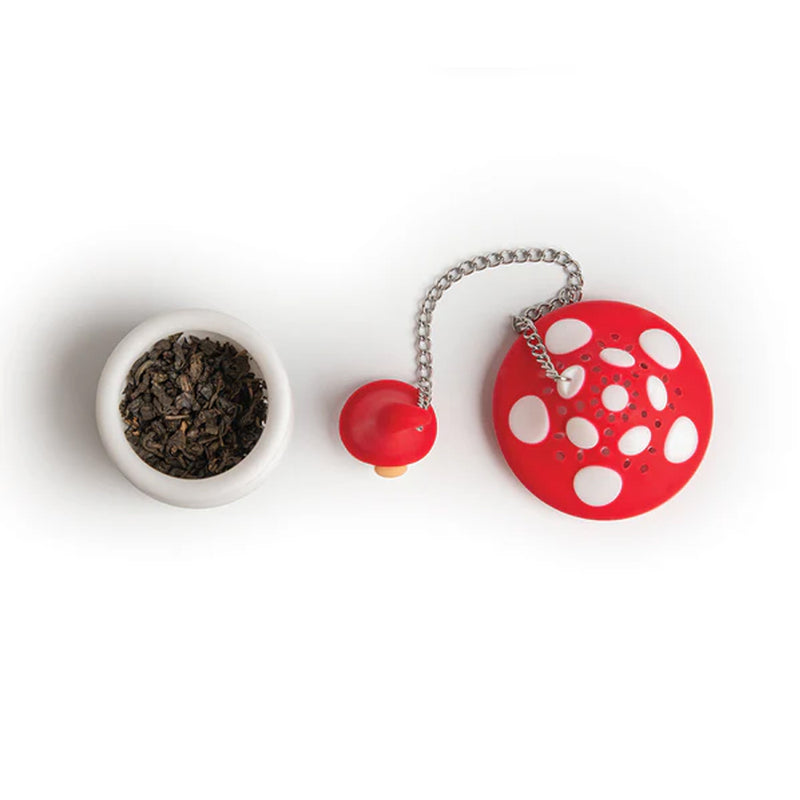 Gnome and Mushroom Tea Infuser available at American Swedish Institute.