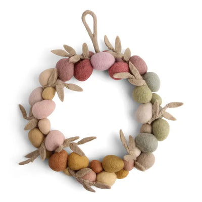 Wool Big Egg Easter Wreath by Gry & Sif available at American Swedish Institute.